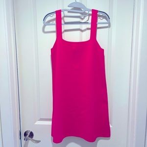 Never Worn* ZARA mini dress tank top in hot pink